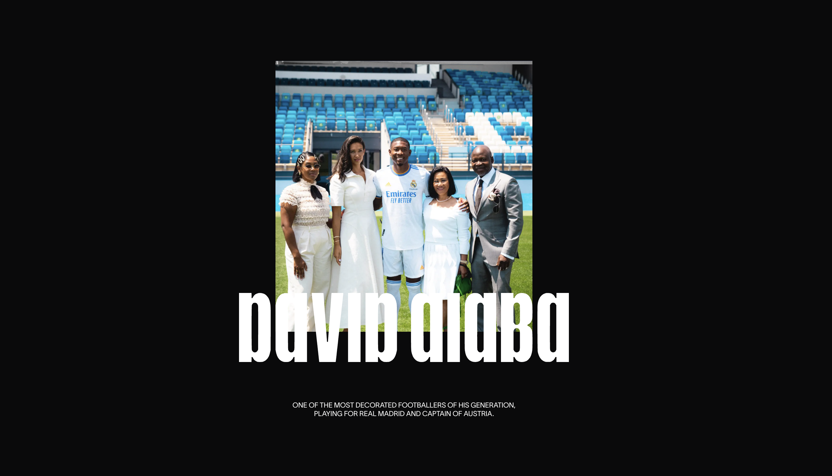 David Alaba Website Animation